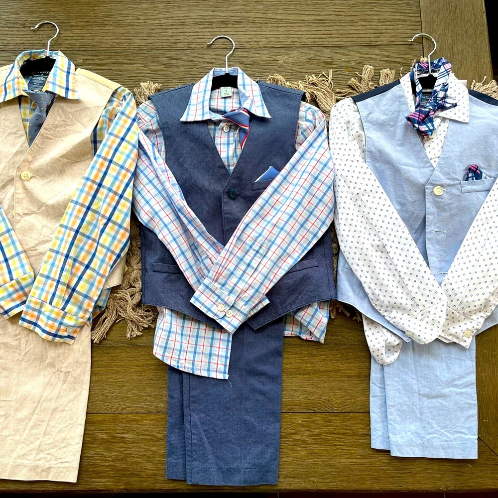 Boys size 7 vest set